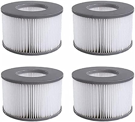 Mscomft Mspa Filterkartusche für Filter,mspa Filter kompatibel mit MSpa Modelle ab 2020,Wasserfilter für heiße U-Boote und Spa,Filter für mspa für aufblasbare Pools (4 Stück)