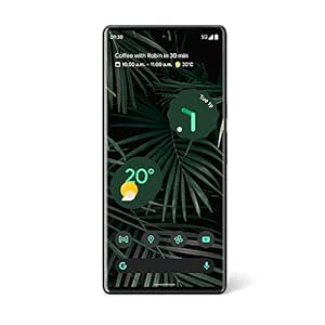 Google Pixel 6 Pro – Android 5G-smartphone zonder simlock met 50 megapixel camera en groothoeklens – [256 GB/128 GB] – Stormy Black