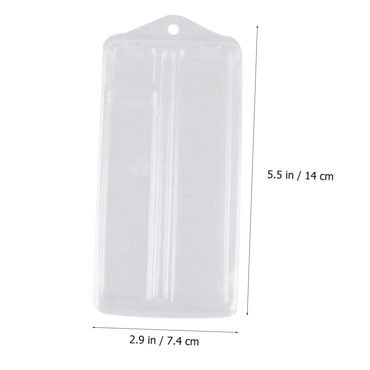 VALICLUD 20pcs Transparent Plastic Watch Band Case Scratch-resistant Holder for Watch Straps Lightweight Storage Box for Home Handbag Use