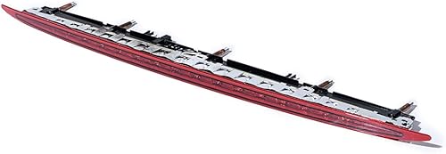 Miniatura 7 de Repuesto OE para BMW E63 E64 645CI 650I M6 6-Serie Coupé Convertible Trasero Rojo LED Tercera Luz de Freno, Lente Roja