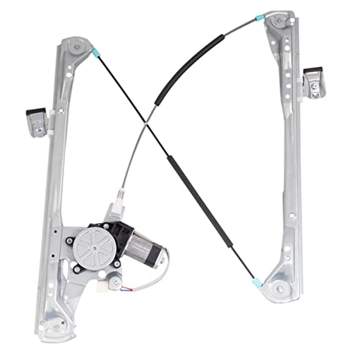 Image of TRQ Front Right Power Window Regulator & Motor Assembly Passenger Side Compatible with 2008-2011 Ford Focus