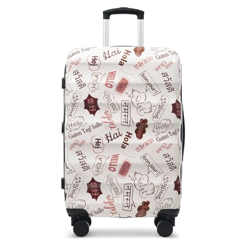 28 Inch Large Luggage with Dual 360° Spinner Wheels, TSA Lock, ABS Hardshell Luggage, Airline Approved Lightweight Durable Polypropylene