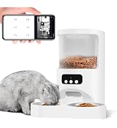 Amazon | 自動給餌器 猫 犬 キャットフード カメラ付き スマート自動