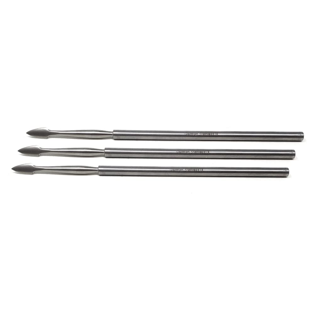 Micro Dissecting Probe with Straight Arrow Point Ends Made of Stainless Steel for Lab Dissections Multipurpose Lab Supplies comes in Sturdy Non-Slip