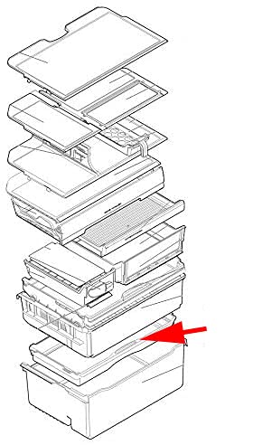 Amazon | 【部品】三菱 冷蔵庫 スライドケース(野菜室) 対象機種：MR