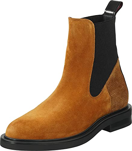 SCOTCH & SODA FOOTWEAR Damen Hailey Chelsea-Stiefel, Cognac, 39 EU