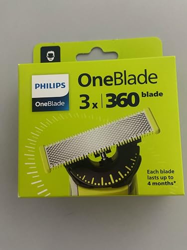 Philips OneBlade (360, face) Lot de 3 lames de rechange