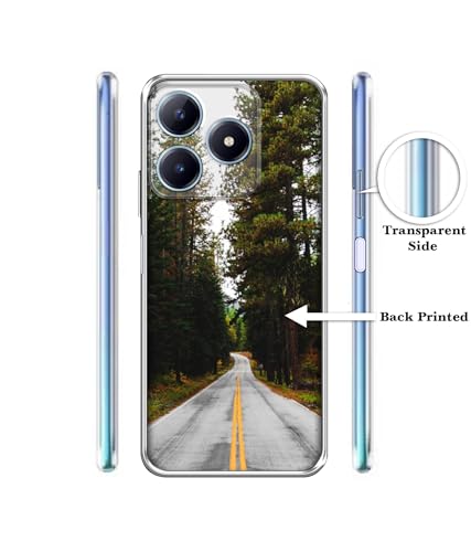 Image of Casotec Road Photo Design Printed Silicon Soft TPU Back Case Cover for Realme C63 4G / Narzo N63 4G