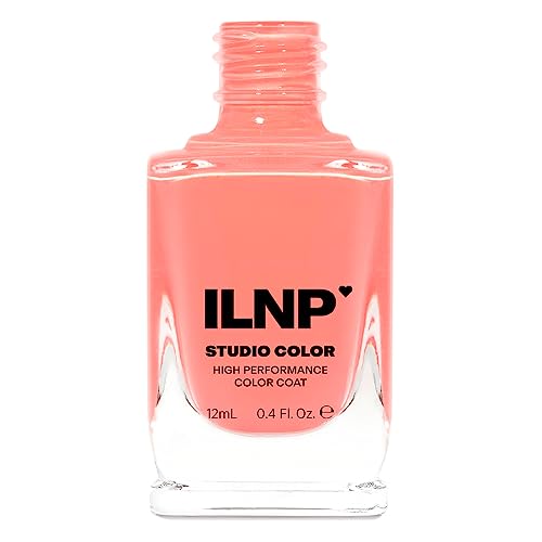 Image of ILNP Sunny Days - Radiant Neon Peach Cream Nail Polish