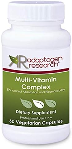 Multi-Vitamin Complex | Once Daily Multivitamin Supplement with Folate as Metafolin L-5-MTHF B12 as Methylcobalamin Vitamin A C D3 and more| Enhanced Absorption & Bioavailability | 60 Vegetarian Caps