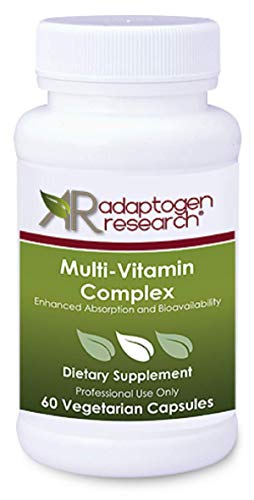 Multi-Vitamin Complex | Once Daily Multivitamin Supplement With Folate As Metafolin L-5-Mthf B12 As Methylcobalamin Vitamin A C D3 And More| Enhanced Absorption & Bioavailability | 60 Vegetarian Caps #TOP2