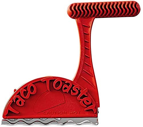 Taco Shell Maker Tacos Coquilles Faire Outil Tortilla Grille-Pain Burrito Faire Outil, petite Taille Antirouille Non-Bâton Facile Utiliser Pratique Saine, Adapte Tous Les Standard Grille-Pain (1 Pcs) Cover