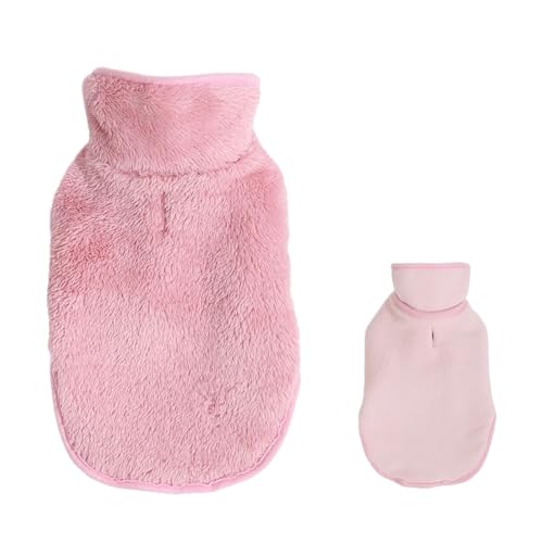 Wendbare Weste für Hunde und Katzen, warme Fleece-Winterjacke für Katzen und kleine Hunde, weich...