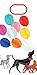 Entertaining with Caspari Charlee's Parade Party Bags, 4 by 2 by 8-Inch, Multicolor, Pack of 8