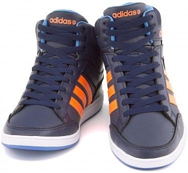 Amazon アディダス Adidas レディース ハイカット スニーカー ネオフープスミッドk Neohoops Mid K F カレッジネイビー ソーラーオレンジ ソーラーブルー 24 5cm Adidas アディダス 運動靴 スニーカー