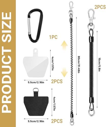 Image of 7PCS Phone Lanyard, Phone Sling with Adjustable Strap, Phone Hanging Chain for Outdoor Activities Like Skiing, Cycling, Hiking, Traveling and Daily Use, Suitable for Gift Giving