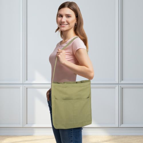 Image of Lily queen Natural Canvas Tote Bag for Crafting Reusable Grocery Shoulder Bags 2pcs