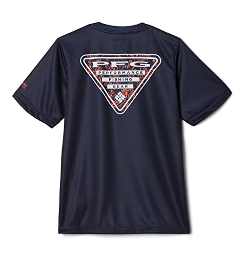 Image of Columbia Kids' Collegiate Terminal Tackle Short Sleeve Shirt