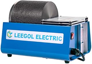 Leegol Electric Rock Tumbler Machine - Single Drum 3LB Rock Polisher (Single Barrel)