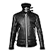 Produktbild Herren Jacke Btruely Männer Verdickung Lederjacke Winter Mantel Herbst Männer Parka Slim Warm Herren Outwear (XL, Schwarz)