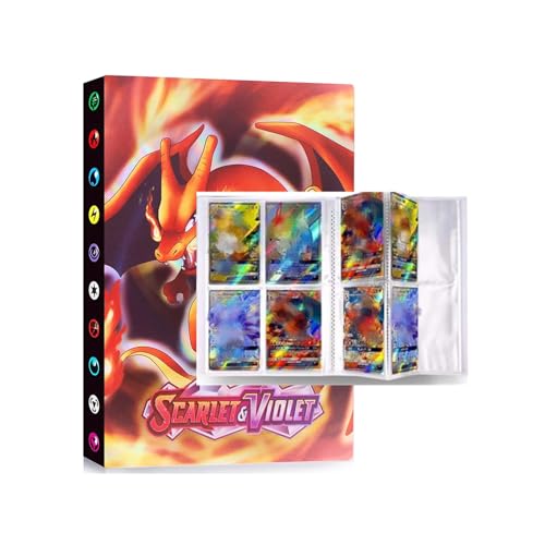 Classeur pour Cartes à Collectionner, Album Carte, Porte Cartes, Range Carte Rangement Carte Titulaire Livre de Protection Cartes, 30 Pages Capacité de 240 Cartes (B4)