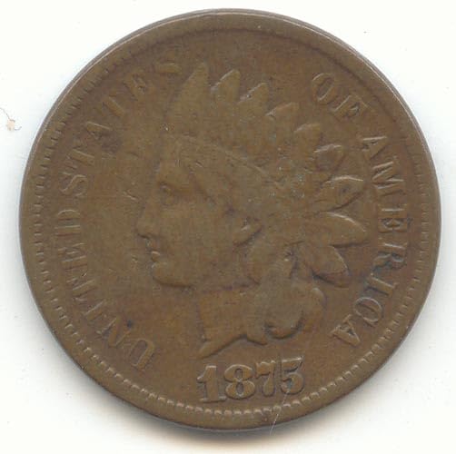 1875 Indian Head Cent Very Good