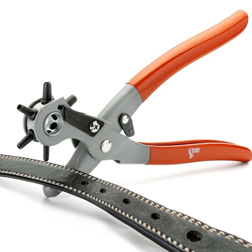 Image of UNCO Leather Multi-Hole Puncher, Belt Punch Tool, Leather Hole Pricane