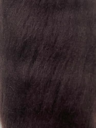 LM030-030 MOREZMORE Wool Roving for Needle Felting 30g 1 Ounce Umber Brown Merino 100% Wool Fine Grade