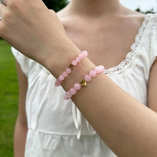 Back to School Bracelets Matching Heart Mommy and Me Wish Strings Bracelet Set First Day of School Gifts2