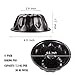 Webake 4 Inch Mini Fluted Tube Pans Nonstick Bakeware Set of 4, Angel Food Cake, Kugelhopf, Brownie