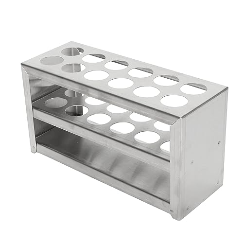 Support tubes à essai 1,9 cm en acier pour expériences sciences et laboratoire
