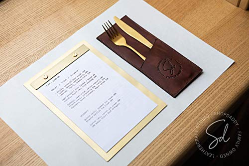 Custom Brass Copper Menu Holder-Menu Covers, Menu Board for Restaurant, Clipboard Menu, Hard Menu Covers, Restaurant Menu Covers, Menu Folder, Rustic Clipboards, Menu Bar, Wedding Sign Stand