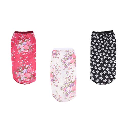 EXCEART 3 PeÃ§as de Touca de Dormir de Cabelo Comprido de Cetim Capa de Cabelo Capuz Quimioterapia C