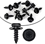 Gistilli 10pcs Front Fender Liner Bolts Bumper Cover Splash Shield Mud Guard Screws Compatible with Lexus Toyota Camry Corolla Highlander RAV4 9015960498