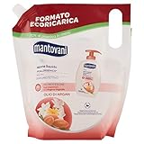 Faldones Mantovani - Jabón líquido neutro, Ecorecarga, con aceite de argán biológico, 750 ml