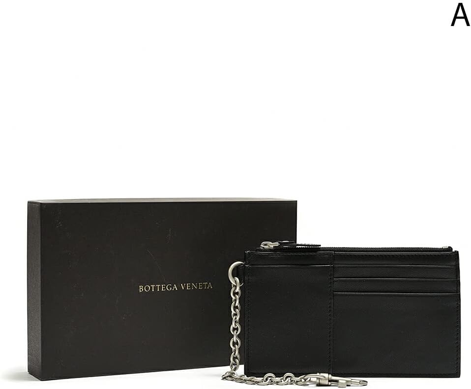 ファッション ボッテガヴェネタ Bottega Veneta スモール ウォレット チェーン付 メンズ レディース イタリア ブランド Made In Italy A ブラック Marcielyons Com
