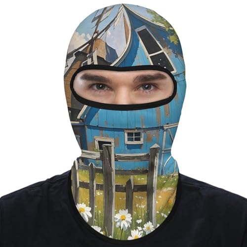 Balaclava Rural Blue Valley Warehouse para Hombres y Mujeres, Protección Solar, Transpirable, Máscara de Cabeza Completa para Senderismo, Ciclismo, Correr, Conducción miniatura 1