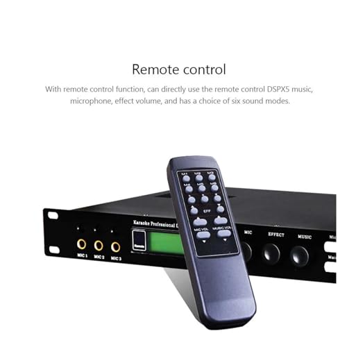 Ecualizador Gráfico GAX-X5 Karaoke Pre-Efectos KTV Procesador Profesional de Efecto de Eco de Audio Digital X5 DSP Procesador de Audio miniatura 4