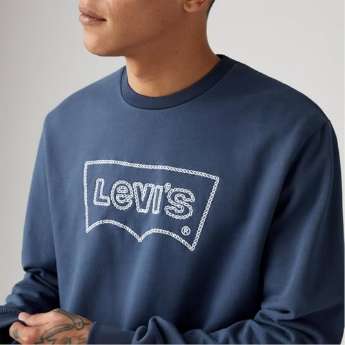 Levi' Homme Standard Graphic Crew Rope Batwing Vw Sargasso Sea - vue 2