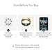 Oura Ring Gen3 Heritage - Gold - Size 8 - Smart Ring - Size First with Oura Ring Gen3 Sizing Kit - Sleep Tracking Wearable - Heart Rate - Fitness Tracker - 5-7 Days Battery Life