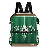 ✦ Material: Polyester und Leder, leichte und atmungsaktive Bookbags mit hoher Kapazität.