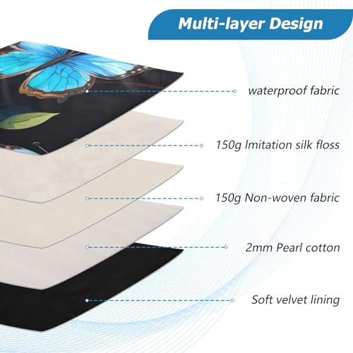 Funda para portátil 13-14 pulgadas con diseño acuarela miniatura 4