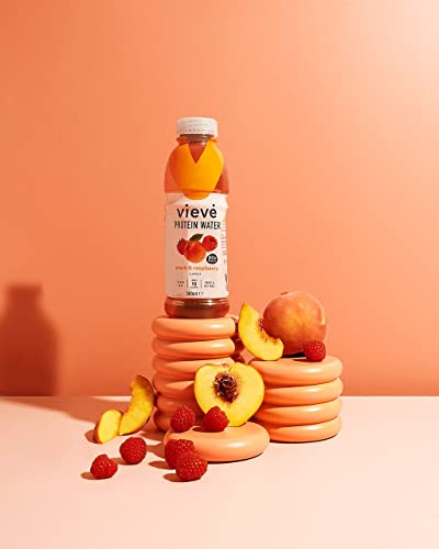 Vieve Protein Water 6x500ml - Peach & Raspberry | 20g Protein, Sugar Free, Fat Free & Dairy Free | A Ready to Drink Alternative to Protein Powders & Shakes | 6 Pack - Image 3