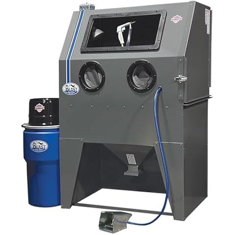 Skat Blast TP Tools USA 2840FP Abrasive Sandblast Sandblasting Cabinet with HEPA Vacuum, 40" W x 28" D x 28" H Work Area, Made in USA Cover