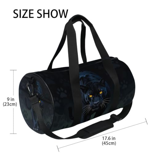 Bolsa de deporte redonda con bolsillo interior para organizar tu ropa 4