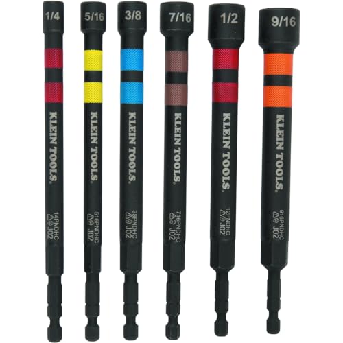 Klein Tools 32950 Ratcheting Impact Rated Hollow Power Nut Driver Set thumb #9