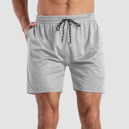 Men's 5" Inseam Mesh Workout Shorts 5-Pack – Lightweight, Breathable Athletic Shorts for Gym, Sports & Daily Wear2