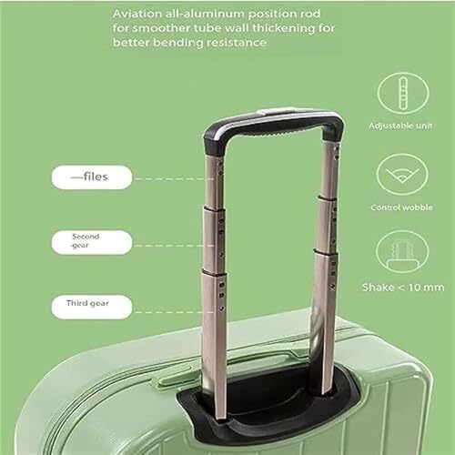 Luggage Travel Gear 18inch Suitcases With 4 Wheels ABS Luggage Bag For Travel Suitcase Carry On Luggage(C)4