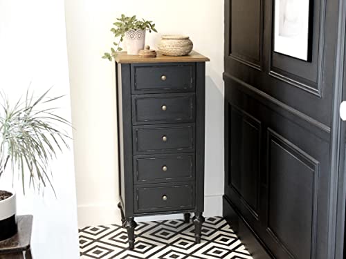 Chiffonier 5 cajones Amadeus New Legende para un dormitorio romántico 4