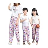 [EnDast] T.パステルキャット 120cm キッズ服 韓国子供服 長ズボン ロングパンツ 薄い 薄手 虫よけパンツ 涼しい 速乾 軽量 親子コーデ リンクコーデ おしゃれ ボトムス 美脚ストレッチ おでかけ 男の子 女の子 大人 ママ レディース 春 夏